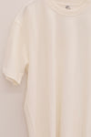 BASERANGE crew neck short sleeve T-shirt France BAS-TOBTE-CO-WI24-UNDYED